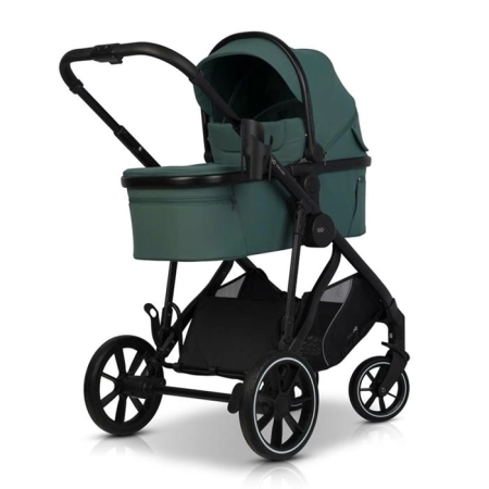 EasyGo DuoFlex Sage Green 2+2 wózek bliźniaczy wielofunkcyjny